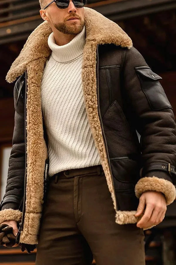Benicassim Thick Faux Leather Jacket