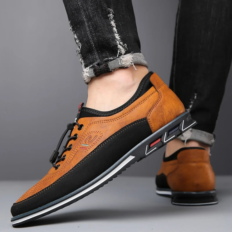 Cudillero Oxford Comfort Orthopedic Leather Shoes for Men