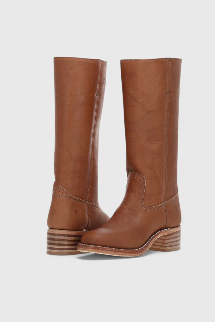Calella Tall PU Leather Boots