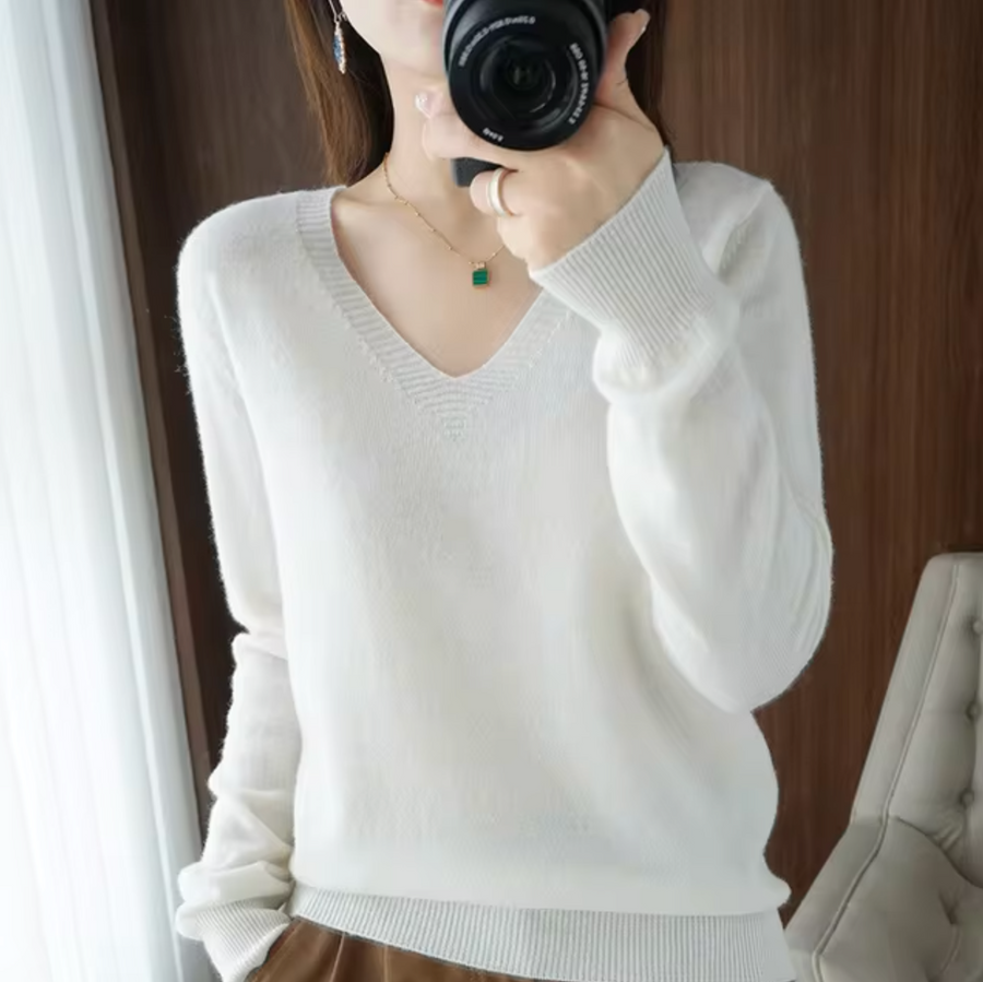 Tudela Luxurious V-Neck Sweater