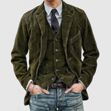 Llanes Corduroy Blazer with Matching Waistcoat