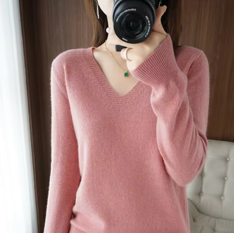 Tudela Luxurious V-Neck Sweater