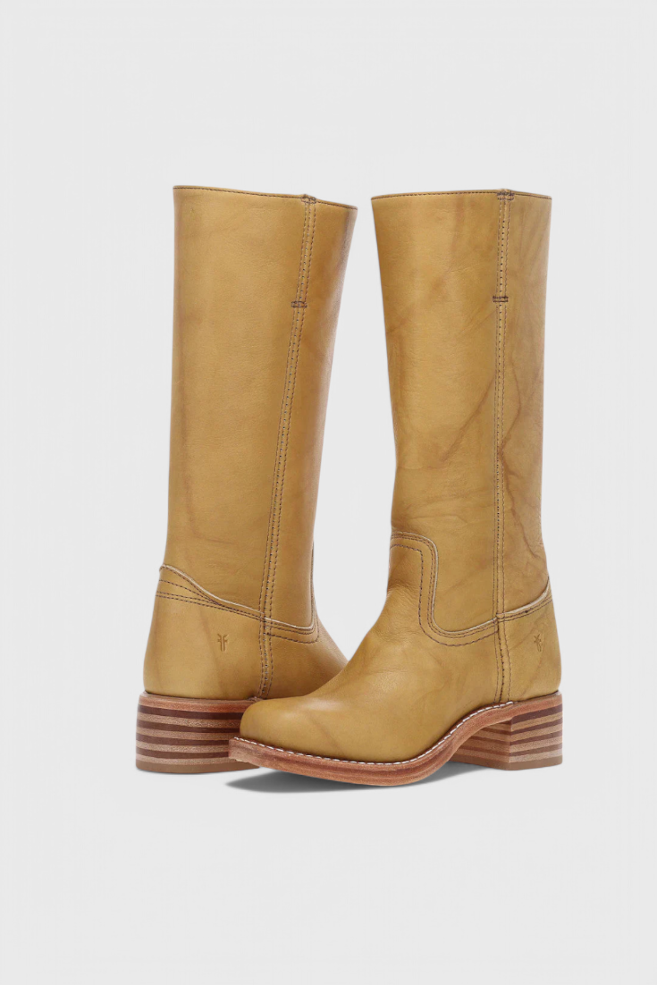 Calella Tall PU Leather Boots