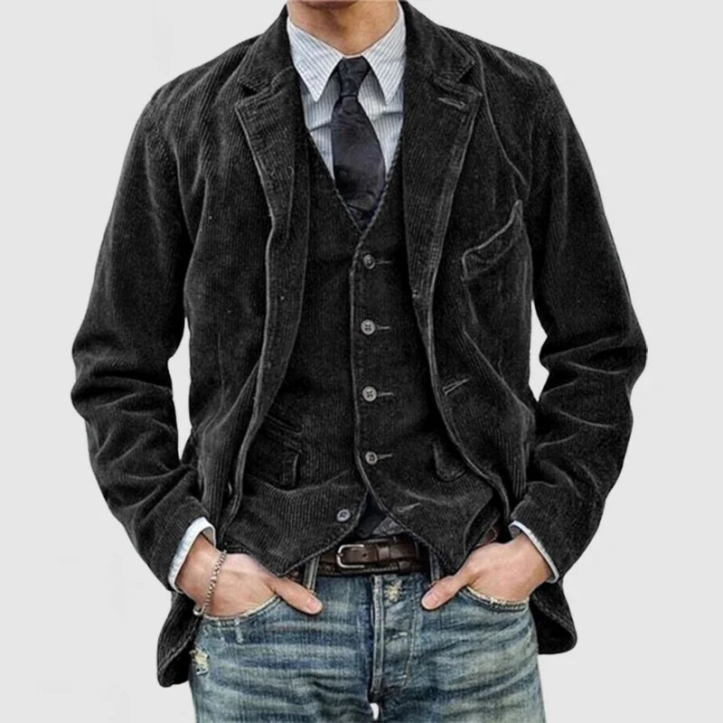 Llanes Corduroy Blazer with Matching Waistcoat
