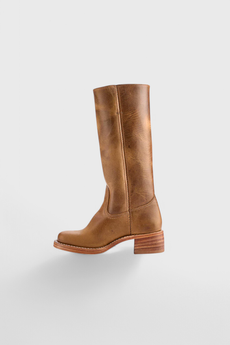 Calella Tall PU Leather Boots