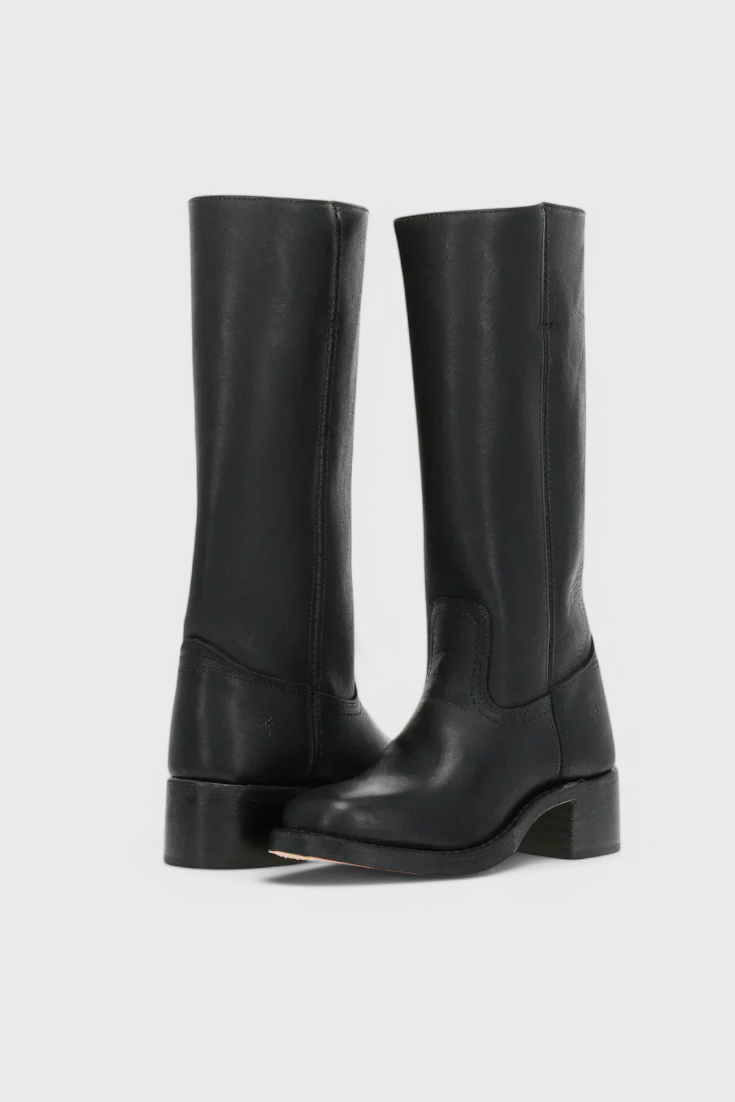 Calella Tall PU Leather Boots