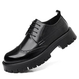 Luarca Luxury Oxford Elevator Dress Shoes