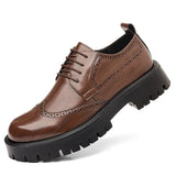 Luarca Luxury Oxford Elevator Dress Shoes