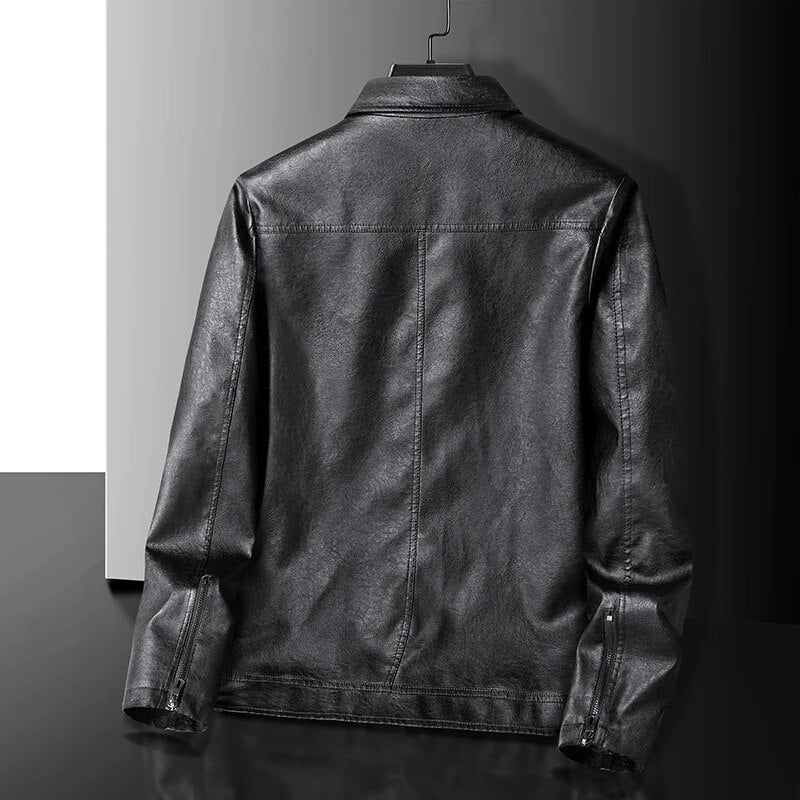 Allariz Faux Leather Jacket