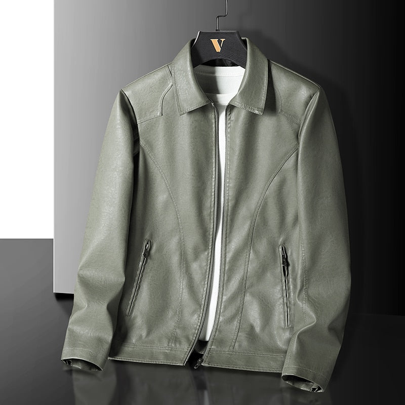 Allariz Faux Leather Jacket