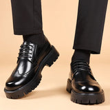 Luarca Luxury Oxford Elevator Dress Shoes