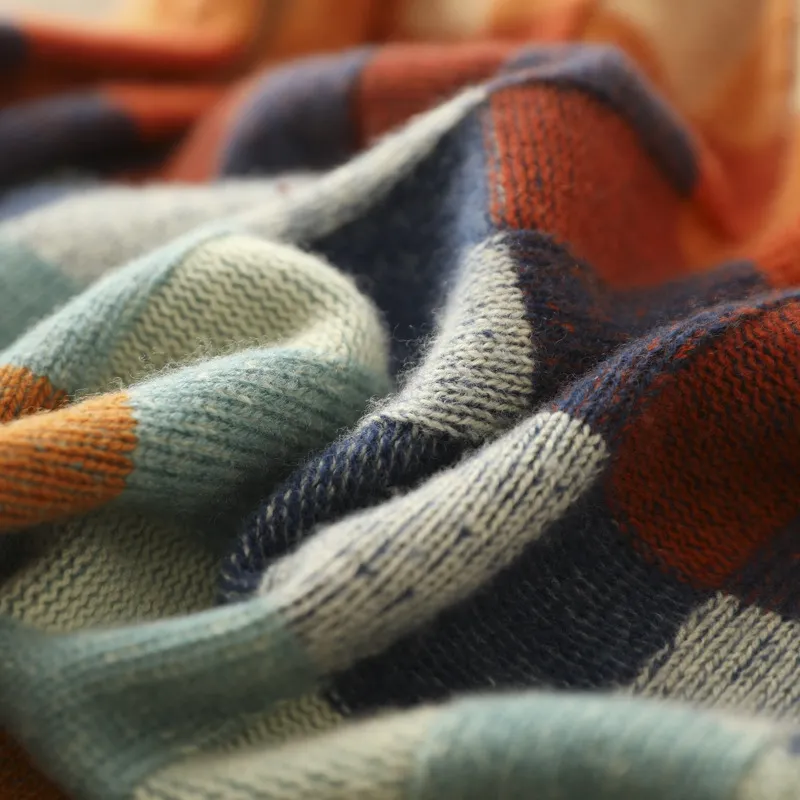 Gandia Patchwork Turtleneck Sweater