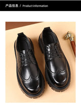 Luarca Luxury Oxford Elevator Dress Shoes