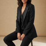 Bellagio Three-Piece Blazer Set in Black