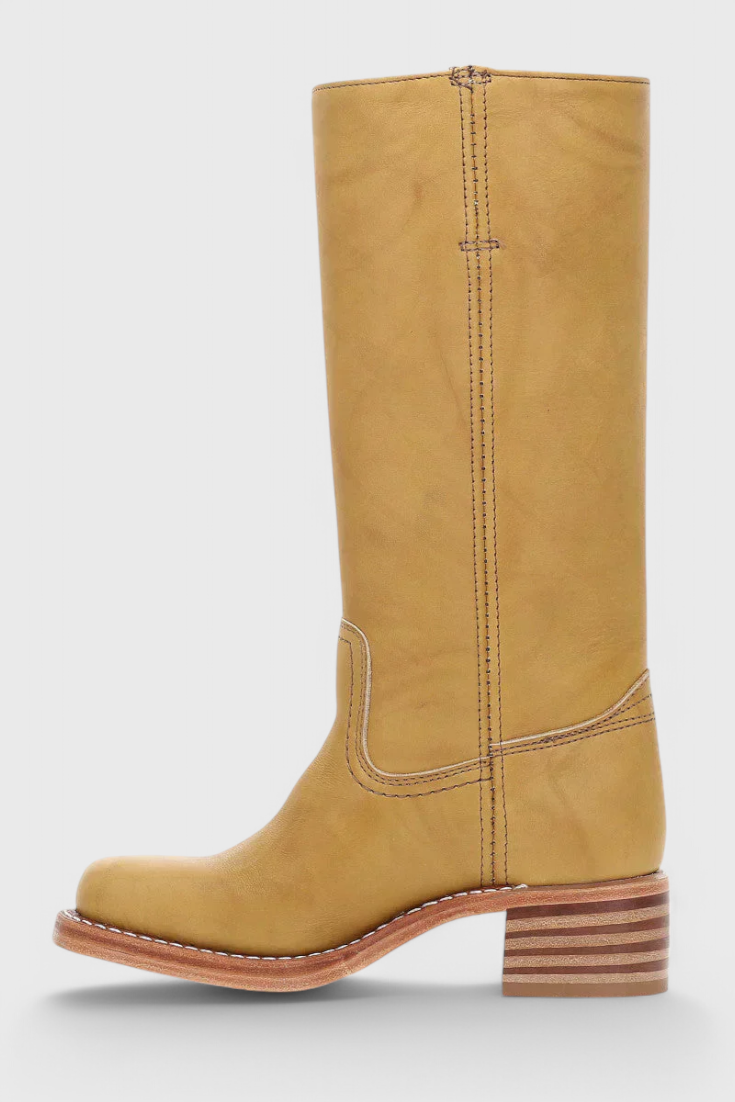 Calella Tall PU Leather Boots
