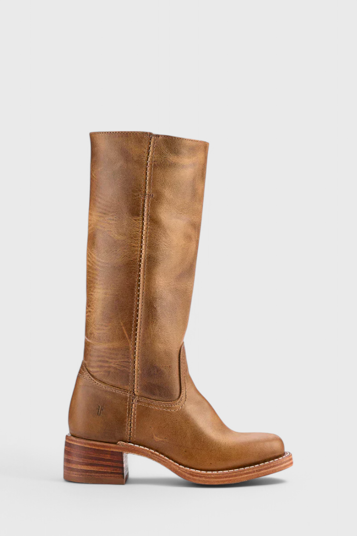 Calella Tall PU Leather Boots