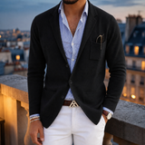 Erice Knit Blazer in Black