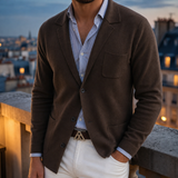Erice Knit Blazer in Brown