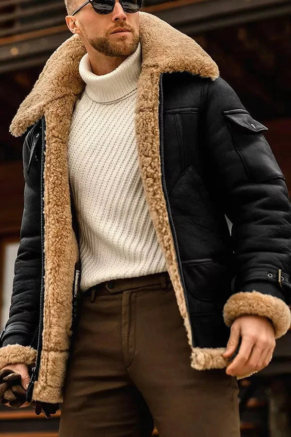 Benicassim Thick Faux Leather Jacket