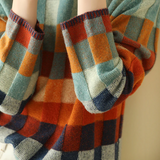 Gandia Patchwork Turtleneck Sweater