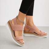 Opatija Orthopedic Wedge Sandals in Pink