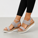 Opatija Orthopedic Wedge Sandals in Gray