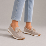 Paros Orthopedic Bit Loafers in Beige
