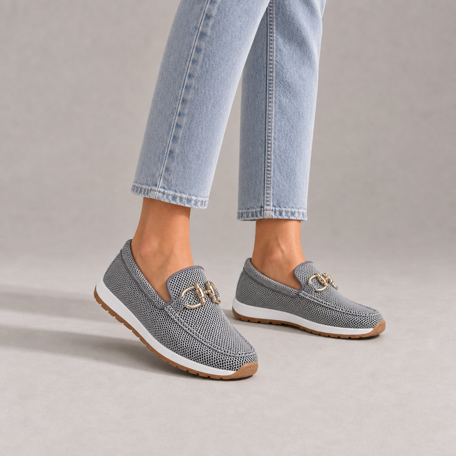 Paros Orthopedic Bit Loafers in Gray