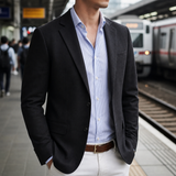 Rapallo Knit Tailored Blazer in Black