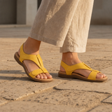 Ravello Orthopedic Adjustable Sandals in Yellow
