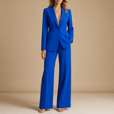 Tinos Tailored Two-Piece Suit Set in Blue