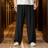 Tossa Loose Fit Linen Pants in Black