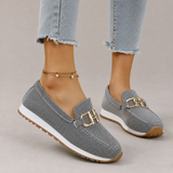 Vieste Orthopedic Horsebit Loafers in Gray