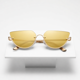 Women's Aegina Sunglasses in Gold
