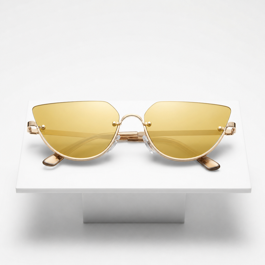 Women's Aegina Sunglasses in Gold
