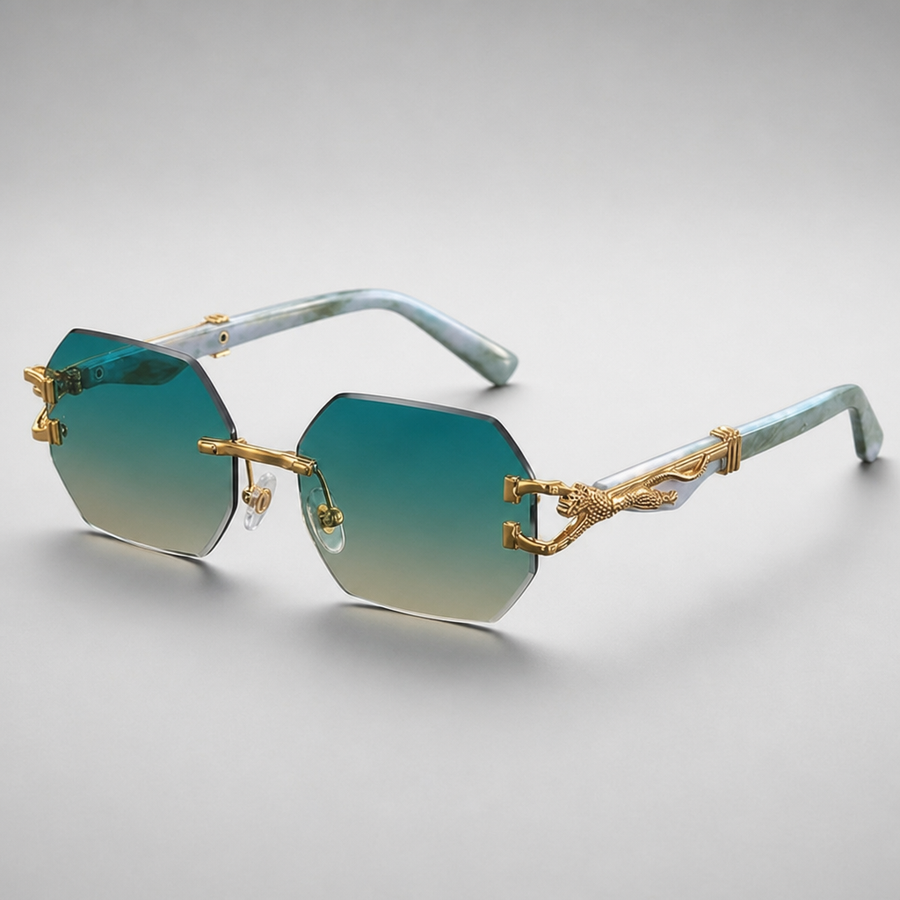 Women's Monreale Sunglasses in Emerald Green